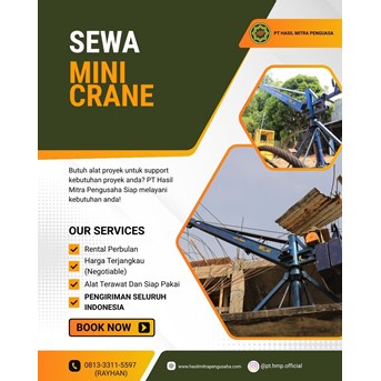 Sewa Mini Crane Tana Toraja Sulawesi Selatan HMP Terpercaya