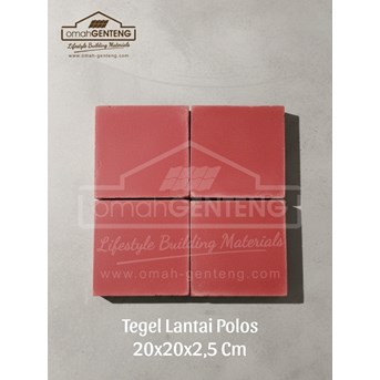 Tegel Lantai Polos Palembang | WA: O81-2283-3O4O | Omah Genteng
