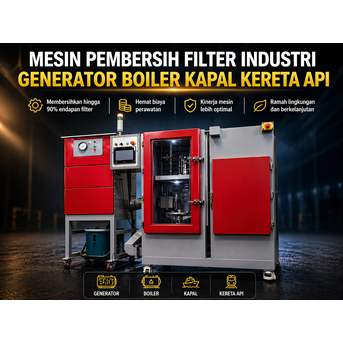 Mesin Pembersih Filter Industri Generator Boiler Kapal Kereta Api