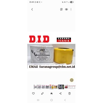 DID roller chain coupling