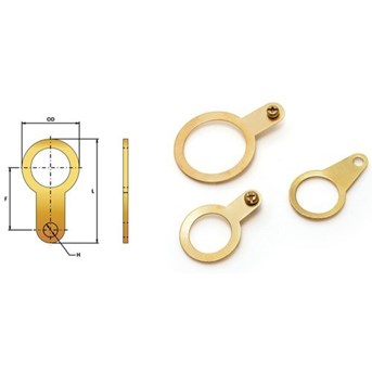 brass earth tag cable gland 100s, 100l, m100-1