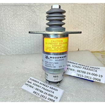 WOODWARD SOLENOID SA-4752-12 SA475212 MODEL 2003-12S7U1B2A - GENUINE