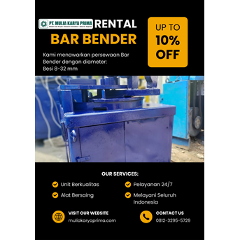 Sewa Bar Bending Nias Barat | 081232955729