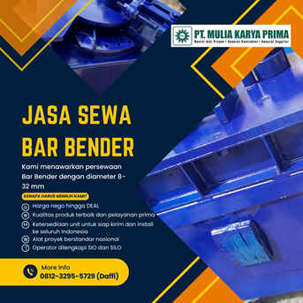 Sewa Bar Bending Labuhanbatu Selatan | 081232955729