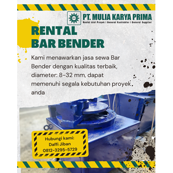 Sewa Bar Bending Dairi | 081232955729