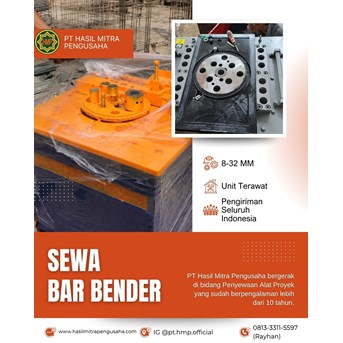 Sewa Bar Bender Prabumulih Tekuk Besi 8-32 mm 1 & 3 Phase