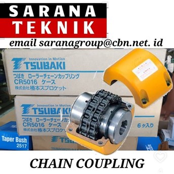 tsubaki chain coupling original roller chain coupling untuk mesin indu