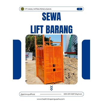 Sewa Lift Barang Pangkalpinang untuk Proyek, Gudang & Pabrik | PT HMP
