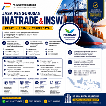 PENGURUSAN INATRADE INSW RESMI REGISTRASI AKUN IMPORTIR API-U AP