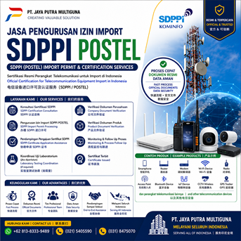 PENGURUSAN IZIN IMPORT SDPPI POSTEL RESMI