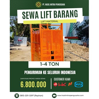 Sewa Lift Barang Jakarta Timur untuk Proyek Konstruksi