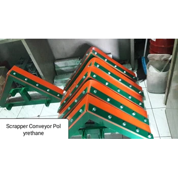 V-Plow scrapper Pembersih belt conveyor