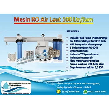 RO Air Laut, Filter Air Laut, Water Maker, Desalinator