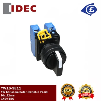 IDEC Selector Switch YW1S-3E 3Posisi YW SERIES