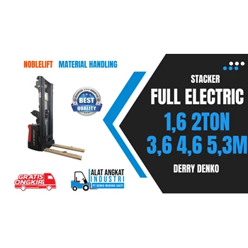 Forklift Indomaret-Stacker Elektrik Tinggi 3m-Mr Derry 2024