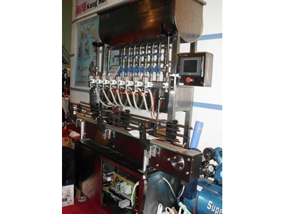 Mesin Automatic Filling Machine With 8 Nozzle