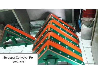 V-Plow scrapper Pembersih belt conveyor