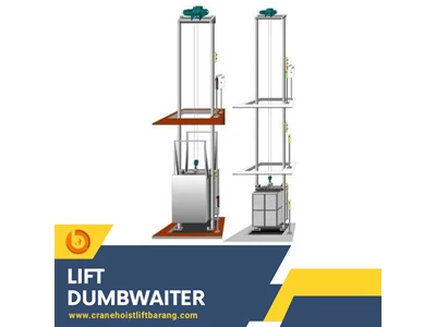 Cargo Lift Dumwaiter Untuk Lestoran, Toko & Pelayanan Industri