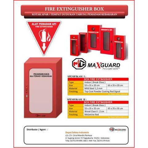 Box Apar | Box Tabung Alat Pemadam Api