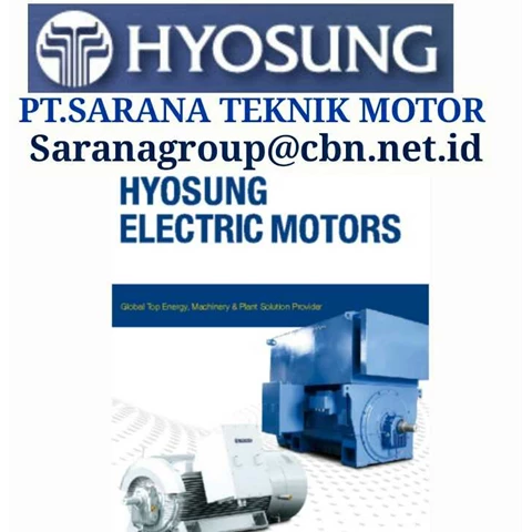 Exproff Hyosung Electric AC Motor High Medium Voltage - PT Sarana Teknik