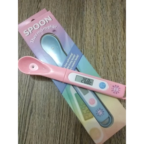 Sendok Makan Bayi Baby Spoon Thermometer Digital