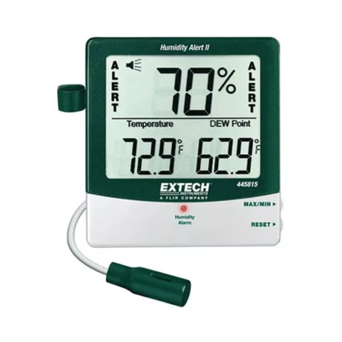 HYGRO THERMOMETER WITH RH ALERT 445815 EXTECH