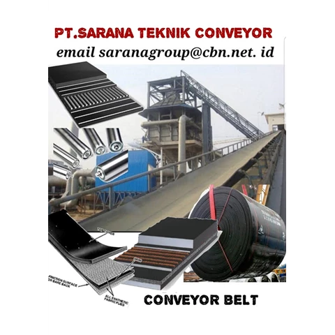 SELL CONVEYOR BELT RUBBER PT SARANA TEKNIK CONVEYOR ROLLER PVC