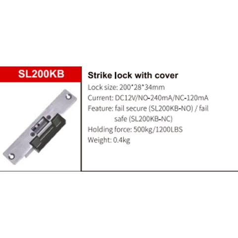 Strikes Lock With Cover