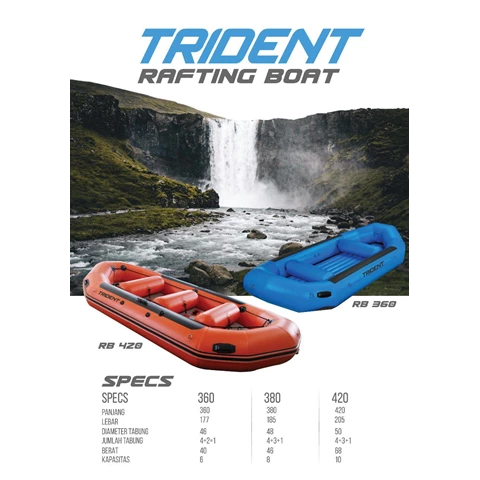 Trident Rafting Boat (Perahu Karet)