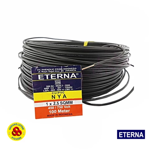 Kabel Eterna NYA 1 x 2.5 mm 100 Meter