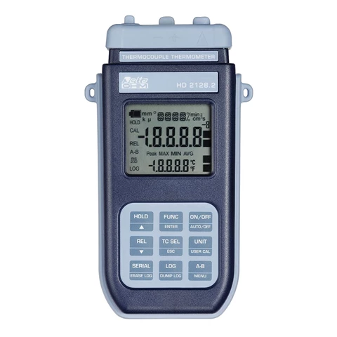 HD2128.2 – Thermocouple Thermometer – 2 Inputs – Data Logger Delta ohm