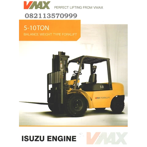 Forklift Diesel Isuzu Vmax 3 ton 3 meter murah