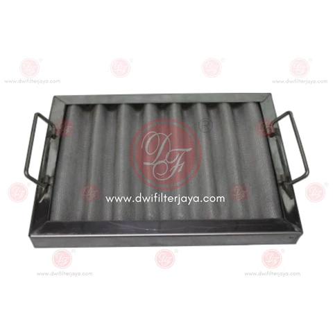 Stainless Steel Panel Plate Pre Filter AHU Merk DF Filter