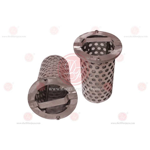 50 Micron Metal Filter Basket Strainer Brand DF Filter