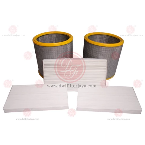 10 Micron Paper Material Air Filter Merk DF Filter