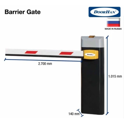 Palang Parkir barrier Gate Doorhan Russia 4 mtr Harga Kompetitif