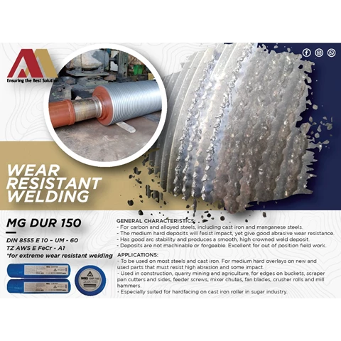MG Dur 150 Wear Resistant Welding