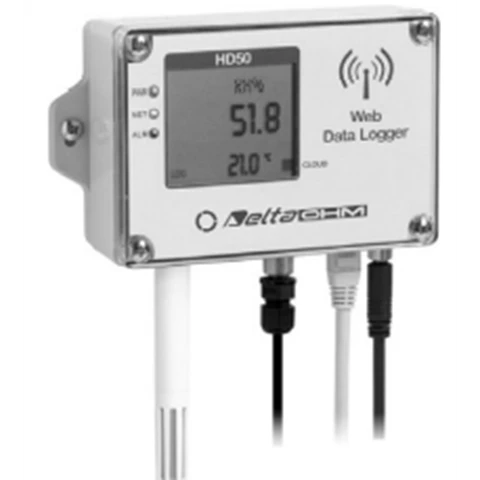HD501NI…TCV Temperature, humidity and illuminance data logger.