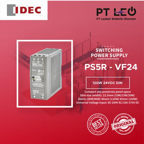 IDEC Power Supply 120W PS5R - VF24 seri