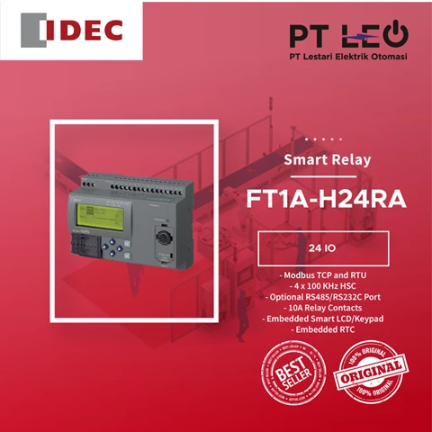 IDEC Smart Relay 24 IO FT1A H24RA seris