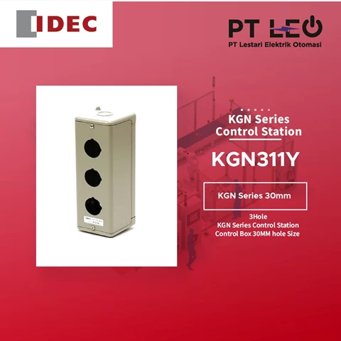 IDEC Control Box 30MM KGN311Y Seris