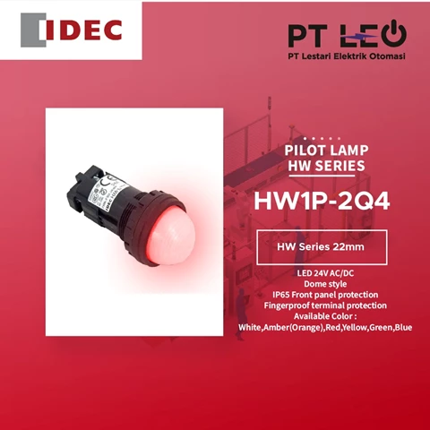 IDEC Pilot Lights HW1P-2Q4-R seris