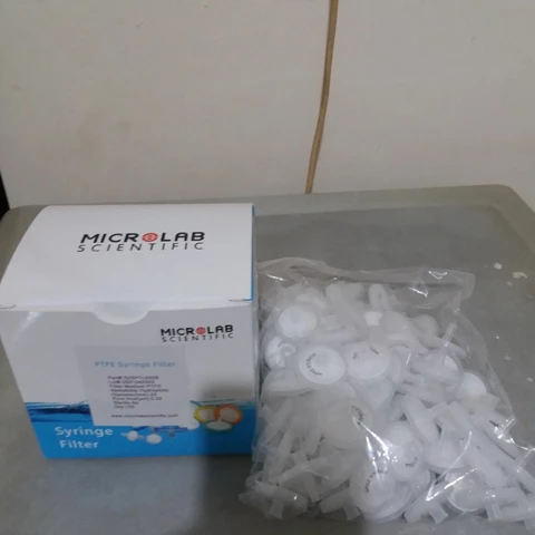 Microlab PTFE Syringe Filter Hydrophilic 25mm 0.45um