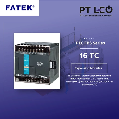 FATEK Right Side Expansion Module 16 Channels Thermocouple Seris FBS-1