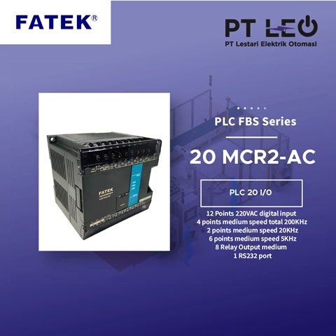 FATEK PLC 20 IO RELAY OUT 24VDC SERIS - FBS-20MCR2-AC