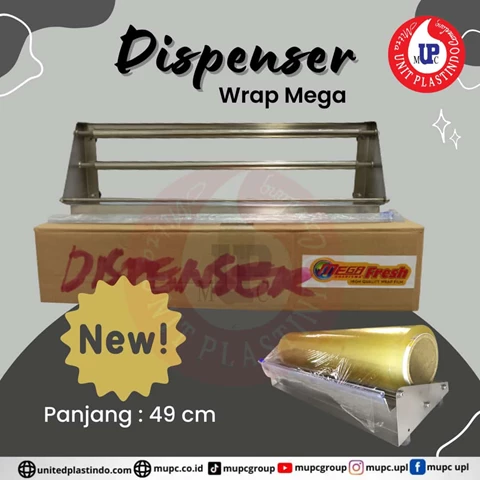Dispenser wrap mega / mesin plastik wrap