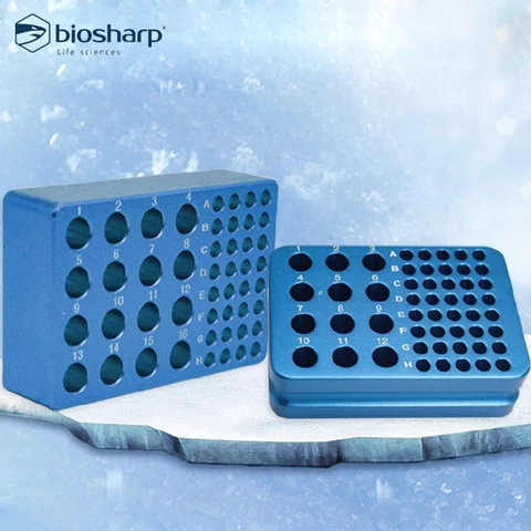 Biosharp Metal Cooling Block 52 Holes 12 x 1,5ml, 42 x 0.2ml