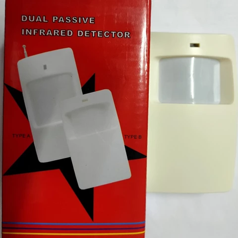 Wireless Passive Infra Red Dual Element 433.9 Mhz acc Alarm