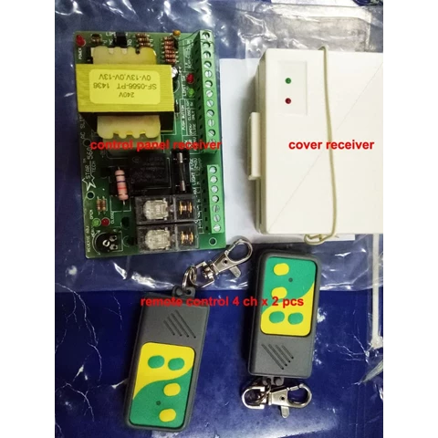 Remote Control + Receiver DIP Switch autogate, barrier, access dll