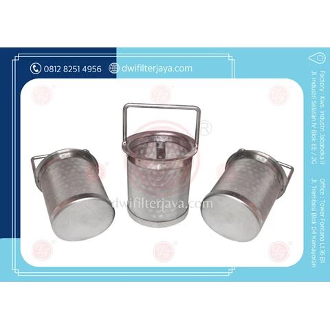 SS Mesh Screen Basket Strainer High Quality